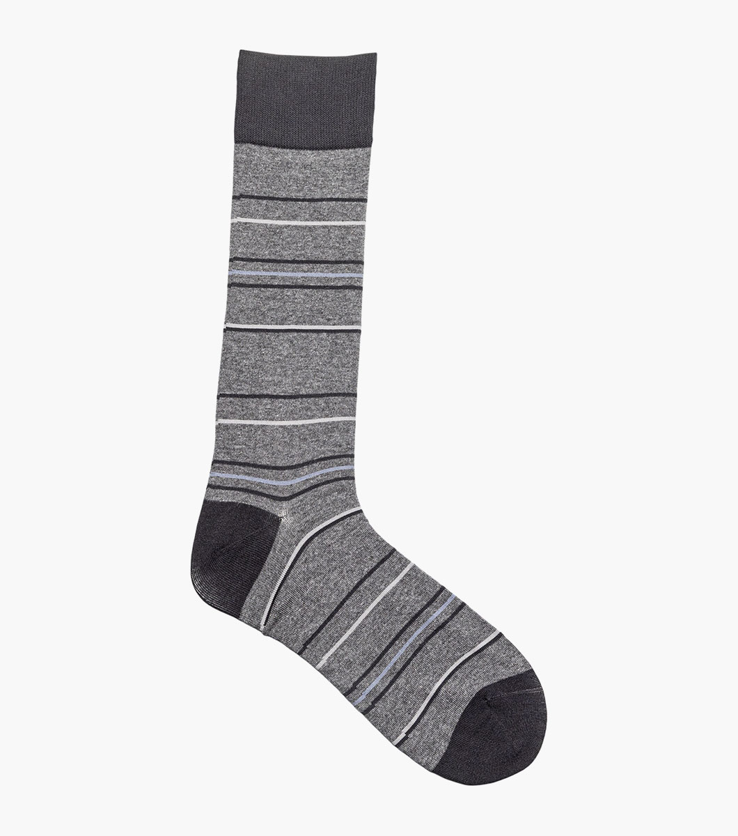 Narrow Stripes in Charcoal, View 3