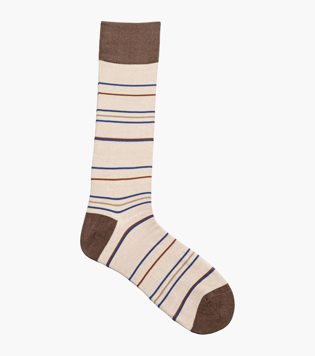 Narrow Stripes in Tan, View 3