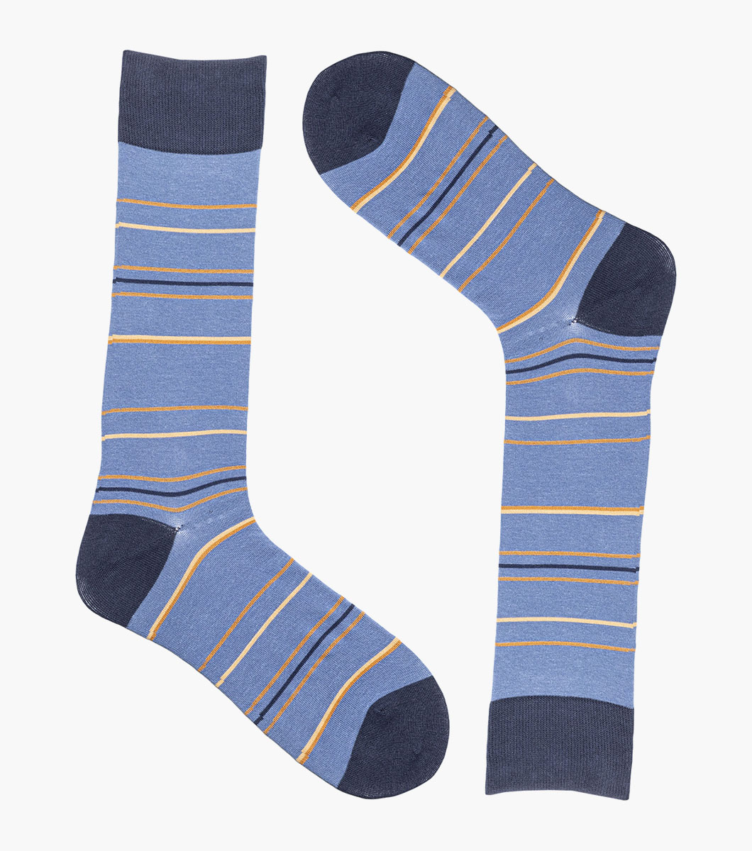 Narrow Stripes in Blue, View 2