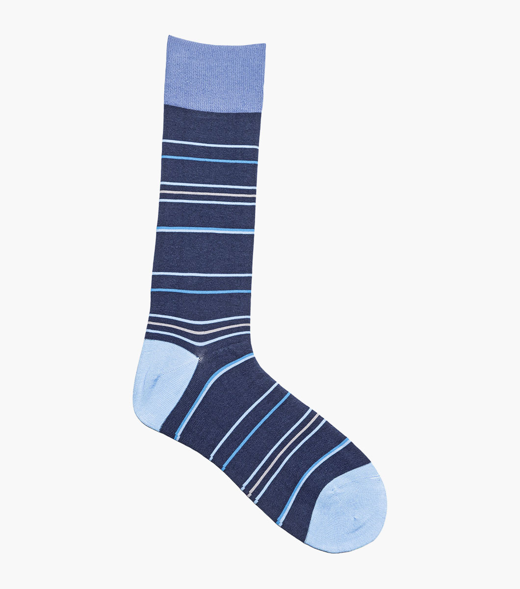 Narrow Stripes in Blue Multi, View 3