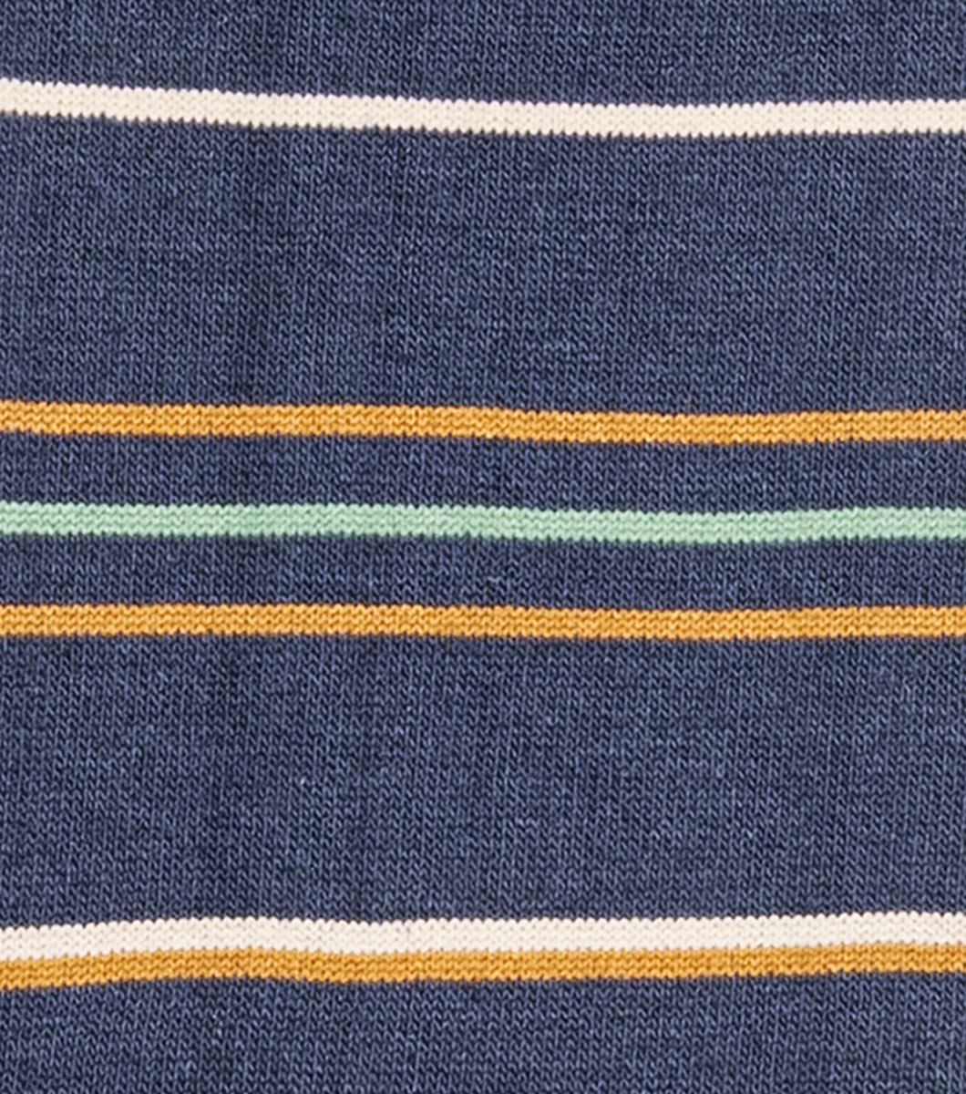 Narrow Stripes in Navy Multi, View 4