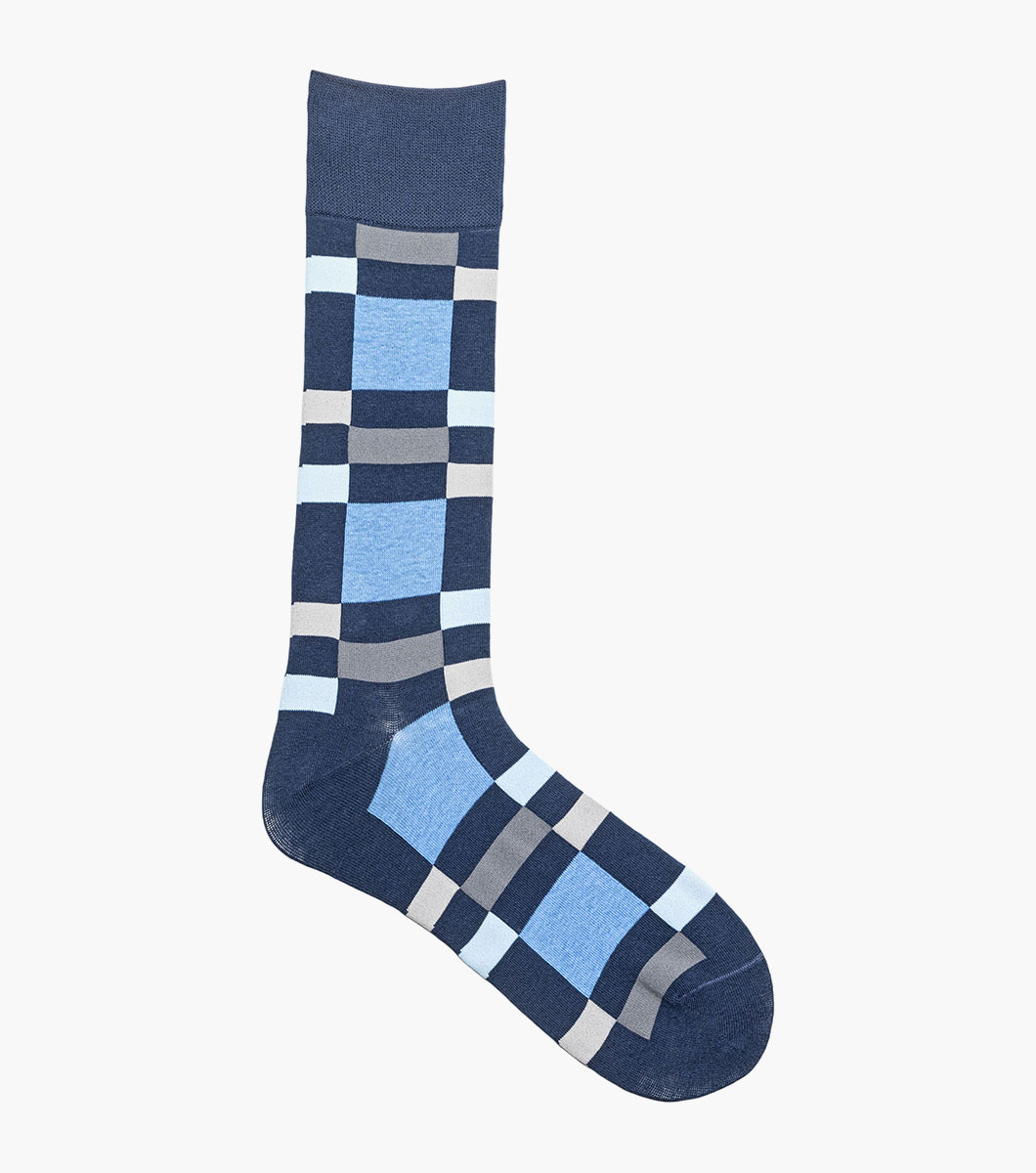 Split-Stripes in Blue Multi, View 3