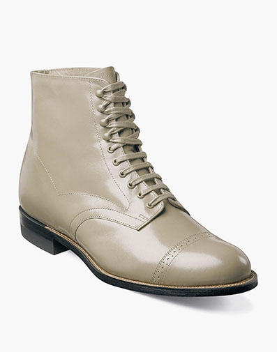 Madison Cap Toe Boot in Taupe for $135.00