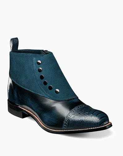 Madison Cap Toe Side Zip in Navy for $155.00