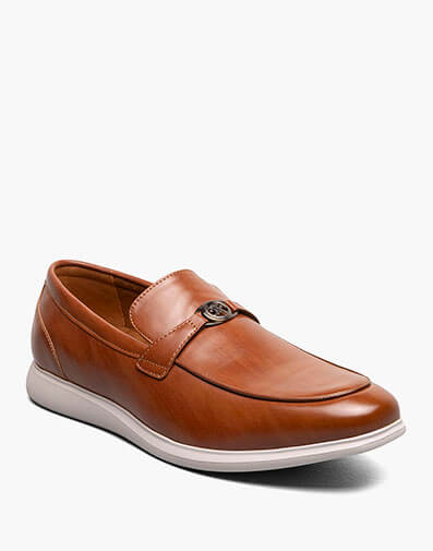 Randall Moc Toe Bit Slip On in Cognac Smooth for $$49.90