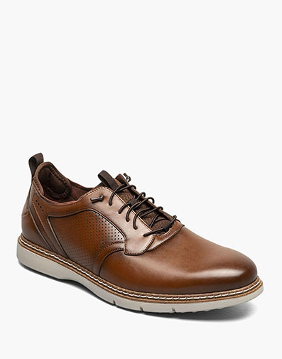 Score Plain Toe Elastic Lace Up in Cognac for $$59.99