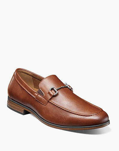 Richmont Moc Toe Bit Slip On in Cognac Tumbled for $$90.00