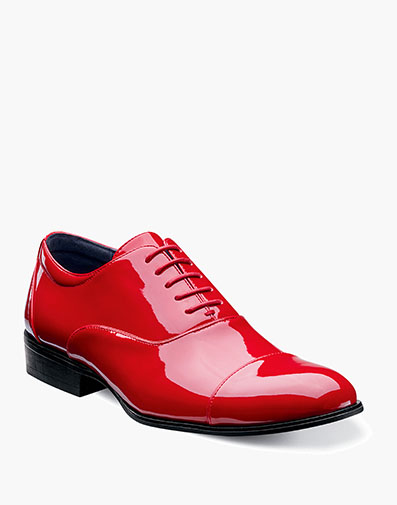 Gala Cap Toe Oxford in Red for $$75.00