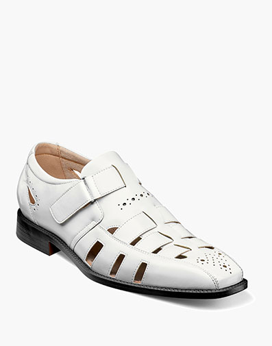 Calax Fisherman Sandal in White for $39.90