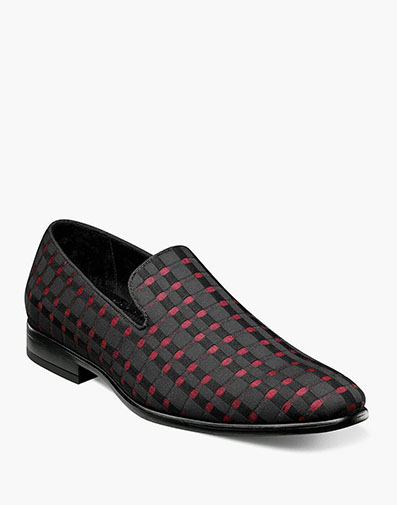 Stiles Checkered Slip On in Black and Red for $80.00