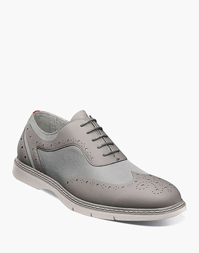 SUMMIT Wingtip Lace Up in Gray.