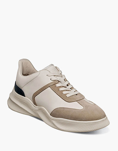 Vanguard Lace Up Sneaker in Cream for $100.00