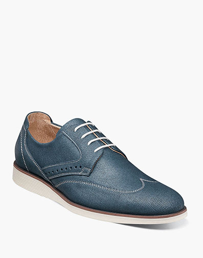 Luxley Wingtip Oxford in Navy for $87.90