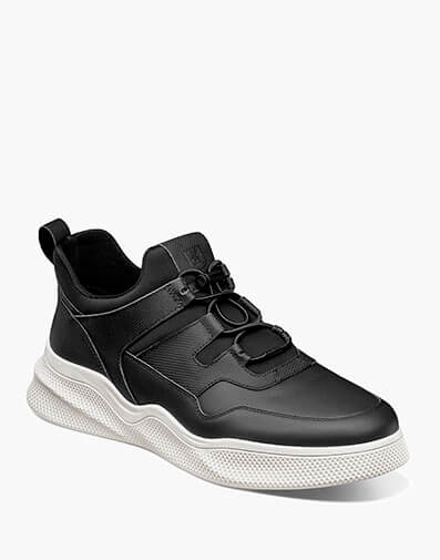 Vega Lace Up Sneaker in Black for $100.00
