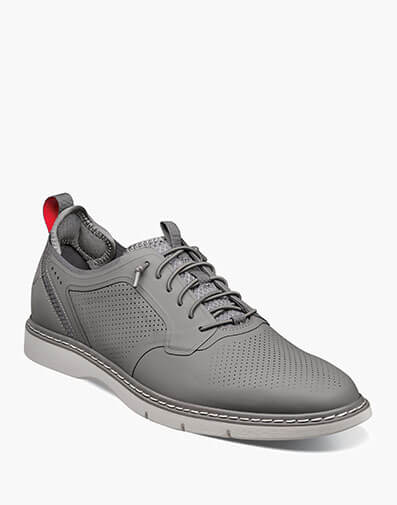 Synchro Plain Toe Elastic Lace Up in Gray for $105.00