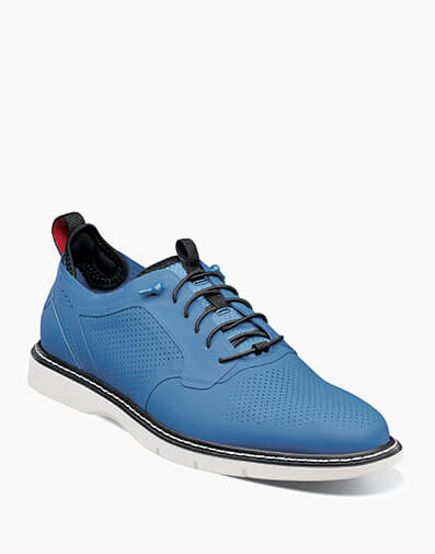 Synchro Plain Toe Elastic Lace Up in French Blue.                        