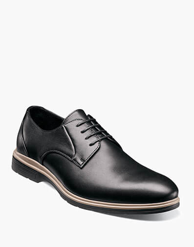 Tayson Plain Toe Lace Up in Black for $120.00