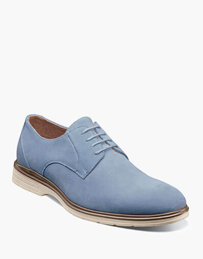 Tayson Plain Toe Lace Up in Sky Blue for $120.00