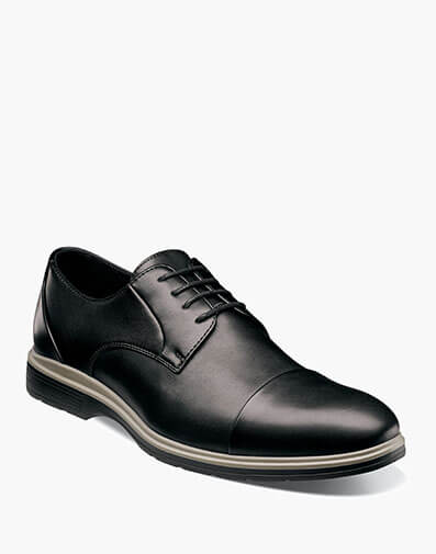 Teven Cap Toe Lace Up in Black for $120.00