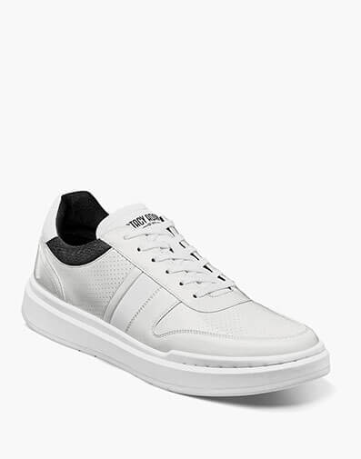 Cashton Moc Toe Lace Up Sneaker in White Patent for $59.90