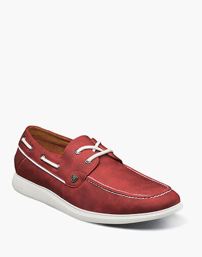 Reid Moc Toe Lace Up in Red for $80.00
