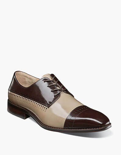 Cabot Cap Toe Oxford in Brown Multi for $$79.90