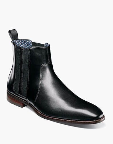 Kalen Plain Toe Chelsea Boot in Black for $$130.00