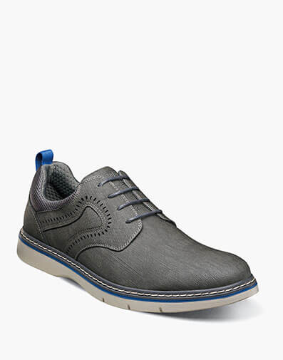 Stride Plain Toe Lace Up in Gray for $$85.00