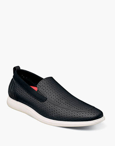 Remy Moc Toe Perf Slip On in Black for $$85.00
