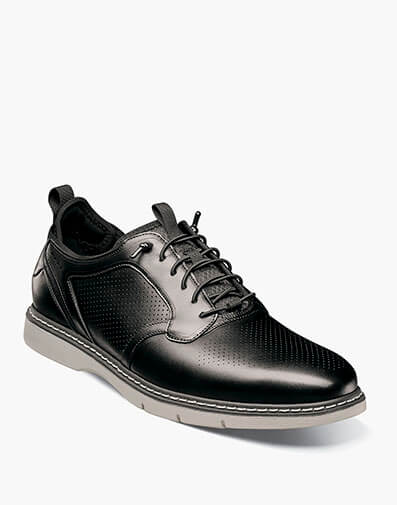 Sync Plain Toe Elastic Lace Up in Black for $$115.00