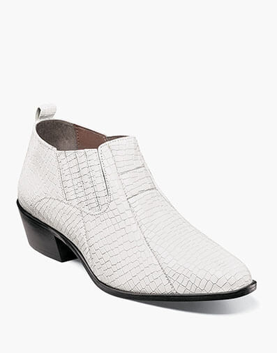 Sandoval Cuban Heeled Boot in White for $$105.00