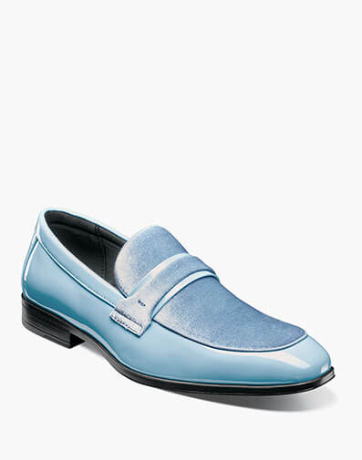 Spratley Moc Toe Saddle Slip On in Light Blue for $$90.00