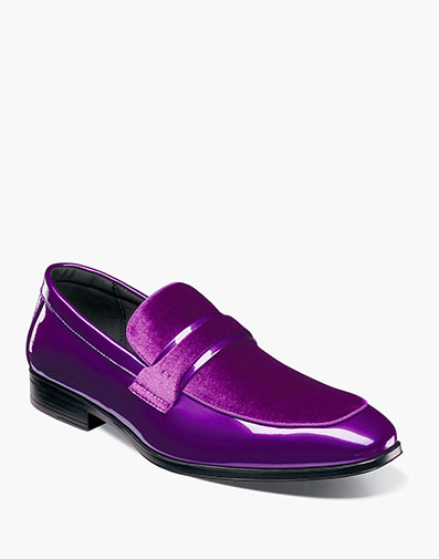 Spratley Moc Toe Saddle Slip On in Purple for $$90.00