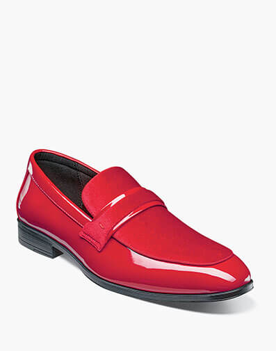 Spratley Moc Toe Saddle Slip On in Red for $$90.00