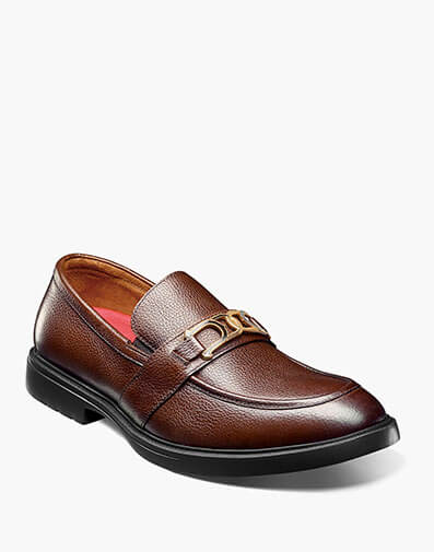Todridge Moc Toe Bit Slip On in Brown Tumbled for $$140.00