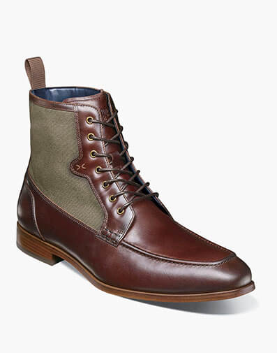 Brumley Moc Toe Lace Up Boot in Brown Multi for $$160.00