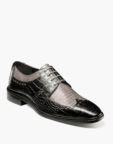 Travato Wingtip Oxford in Black/Gray for $$99.99