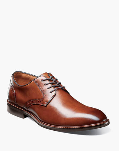 Benson Plain Toe Oxford in Brandy for $$130.00