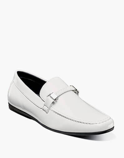 Sheridan Moc Toe Bit Slip On in White Patent for $$90.00