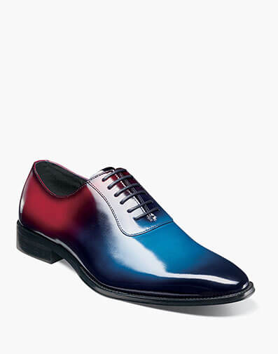 Shaffer Plain Toe Oxford in Navy Multi for $$135.00