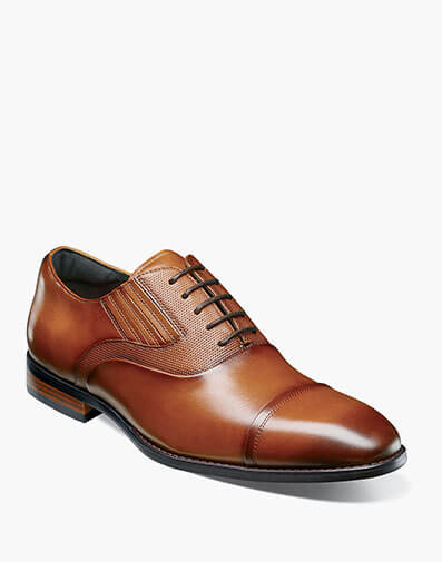 Lucas Cap Toe Oxford in Cognac for $$140.00