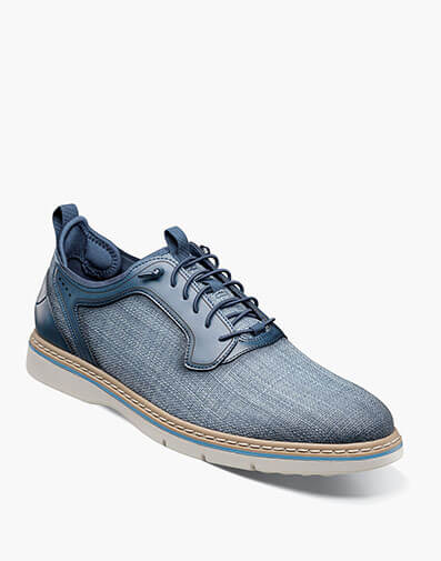 Sebert Plain Toe Elastic Lace Up in Navy for $$105.00