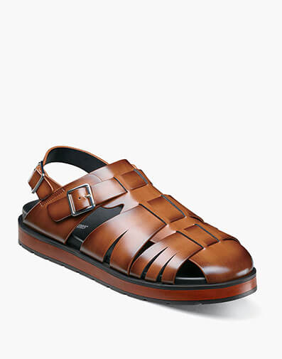 Largo Slingback Buckle Sandal in Cognac for $$75.00