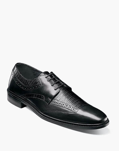 Gambetta Modified Cap Toe Oxford in Black for $$120.00