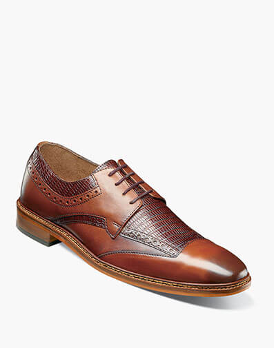 Gambetta Modified Cap Toe Oxford in Cognac for $$120.00