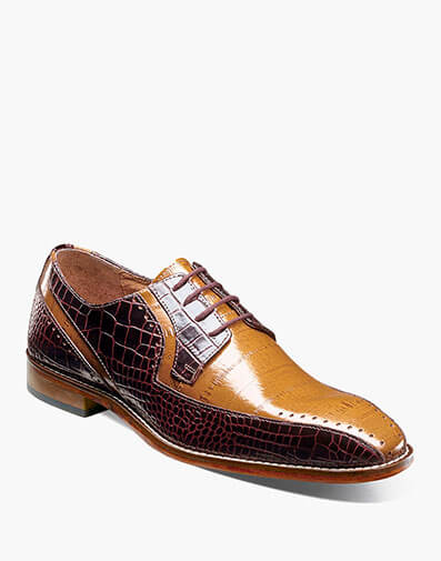 Talamanco Bike Toe Oxford in Brown Multi for $$115.00