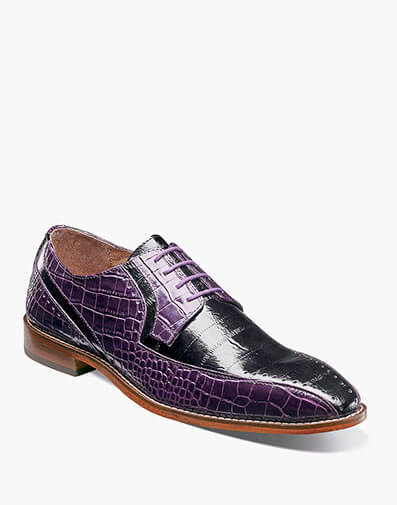 Talamanco Bike Toe Oxford in Purple Multi for $$115.00