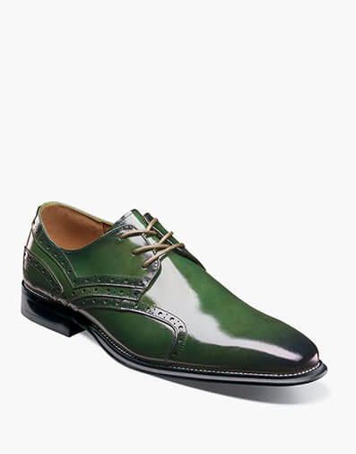 Alexander Plain Toe Oxford in Green for $$150.00