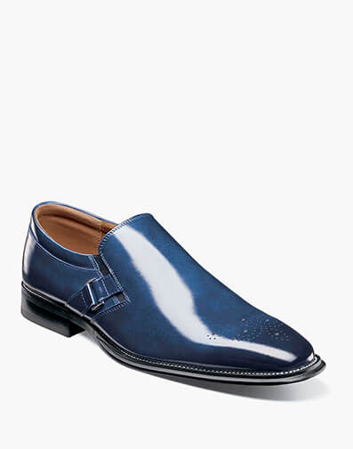 Alistair Plain Toe Ornament Slip On in Cobalt for $$150.00