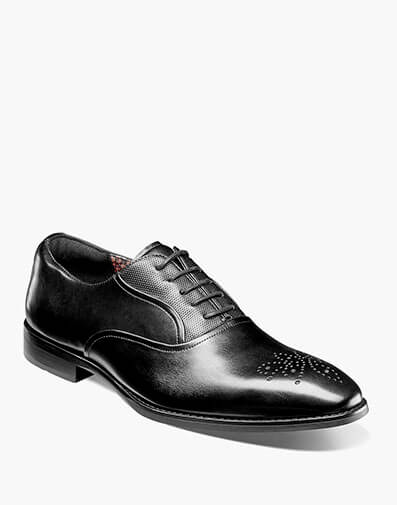 Langford Plain Toe Oxford in Black for $$140.00
